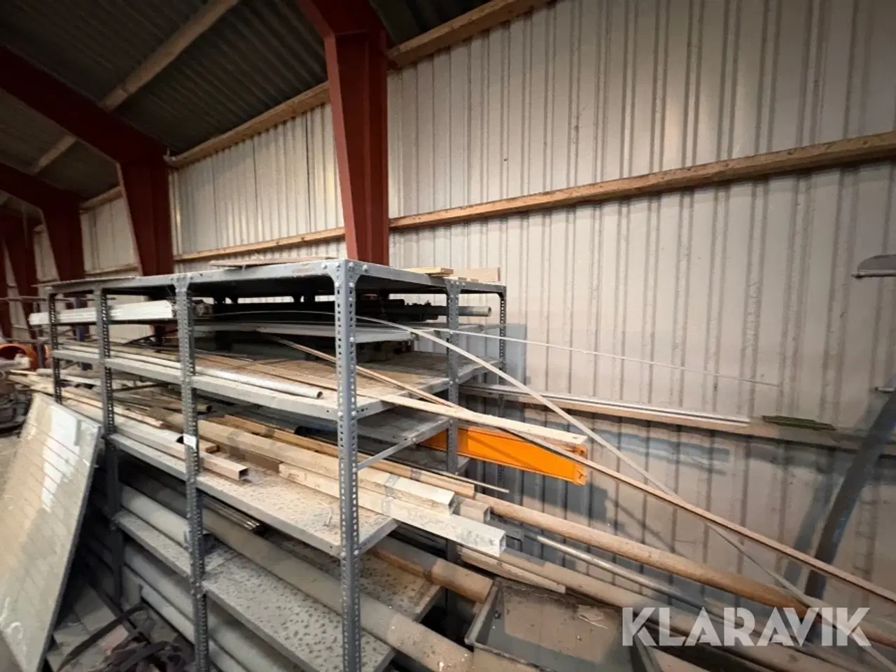 Billede 4 - Stålreoler med indhold 6 styk