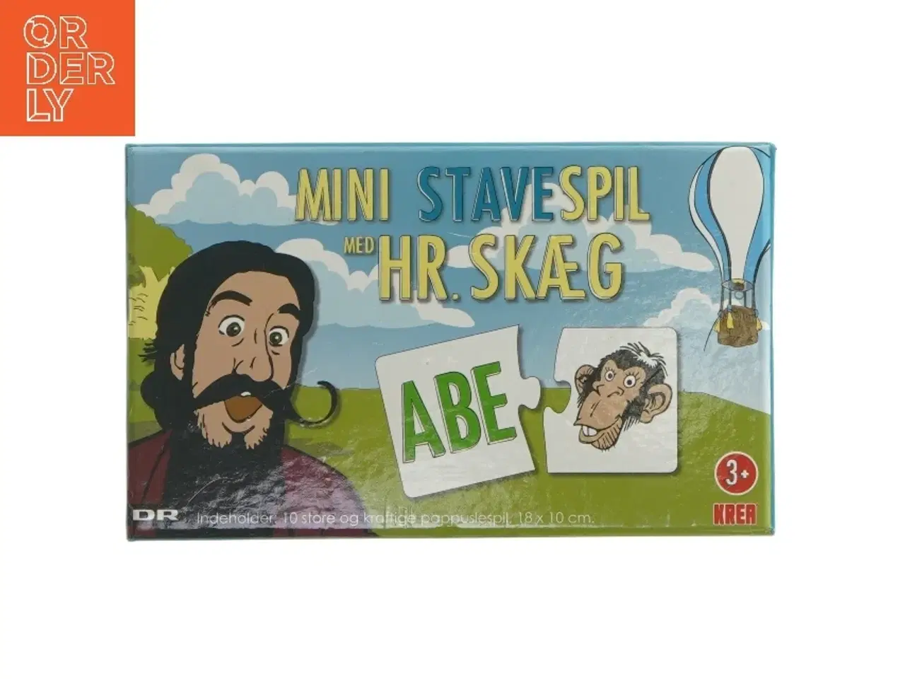 Billede 1 - Mini stavespil med Hr. Skæg fra Krea (str. 20x12 cm)