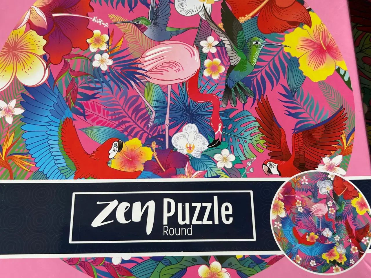 Billede 4 - Puslespil, Mindful og Zen, runde 500 brikker