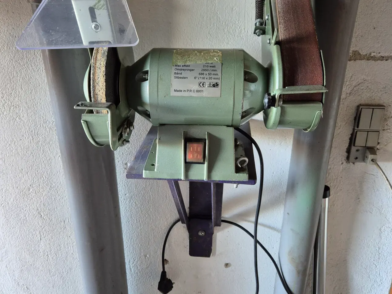 Billede 1 - Slibesten med båndpudser 