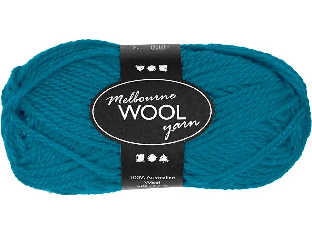 Billede 1 - Melbourne Uldgarn 50g - Petroleum, 92m Kvalitetsgarn