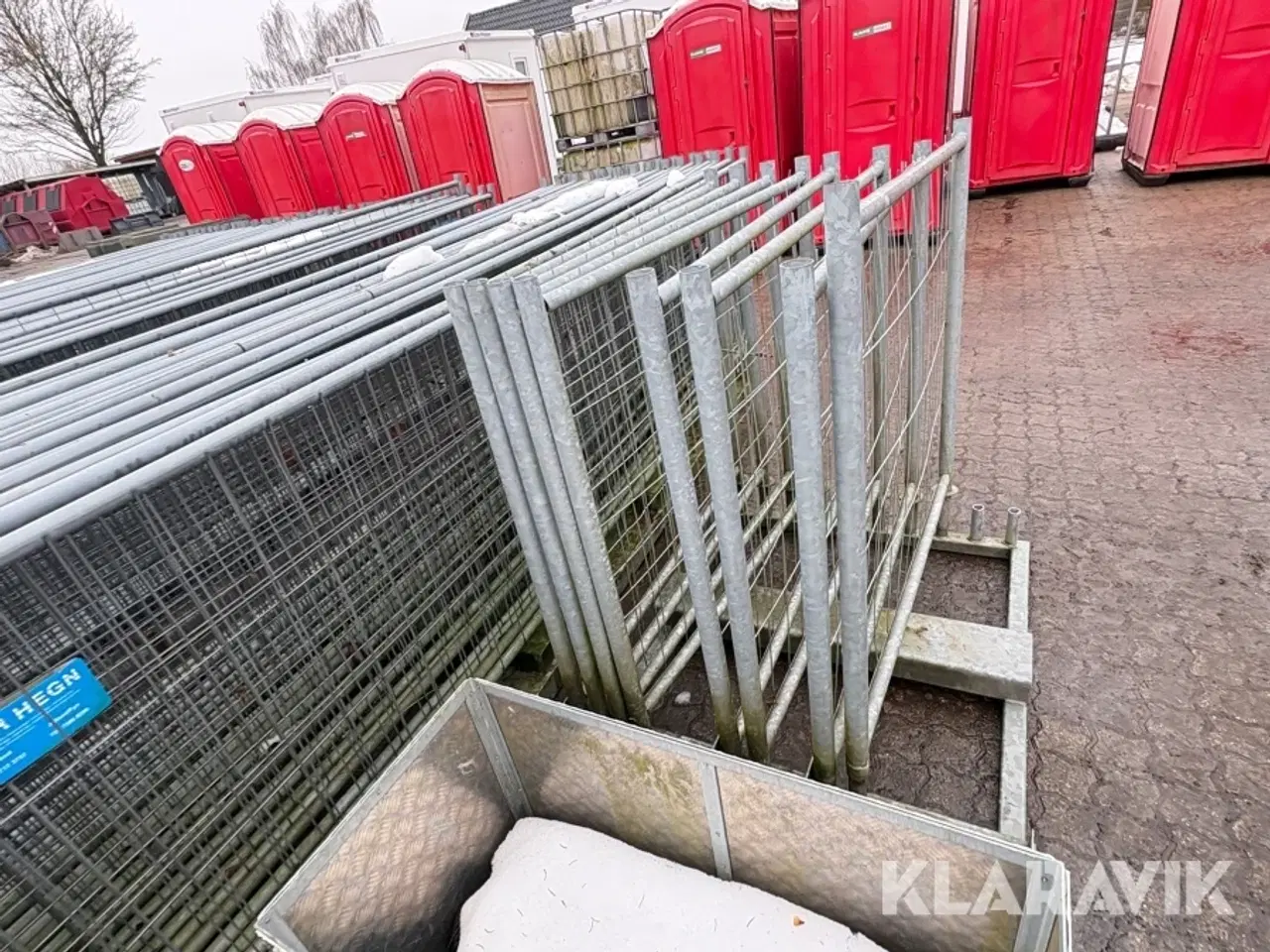 Billede 10 - Mobilhegn med fødder og låger 99 fag og 99 fødder samt 8 låger
