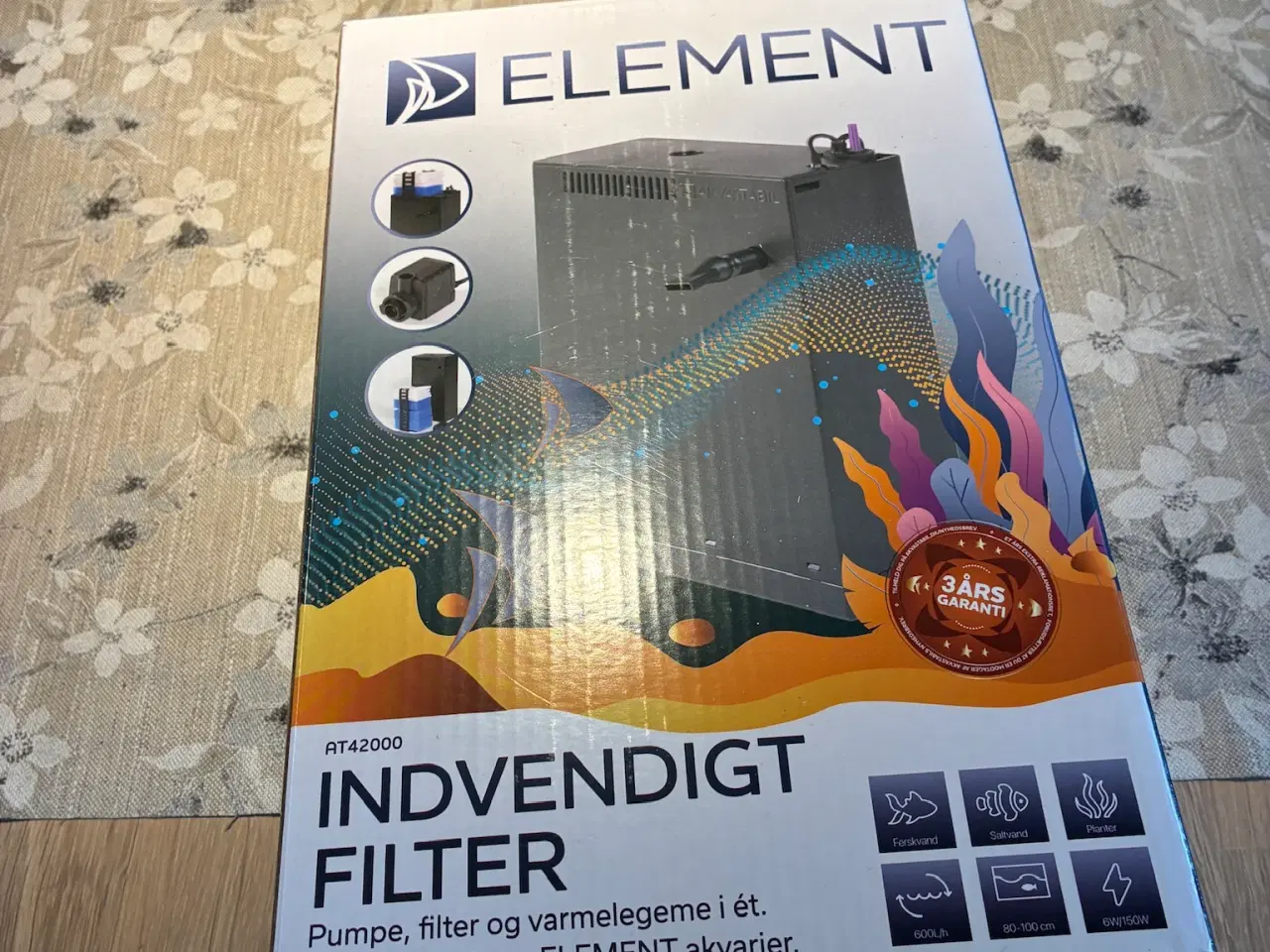 Billede 2 - AkvaStabil ELEMENT Akvarium 180L Sort