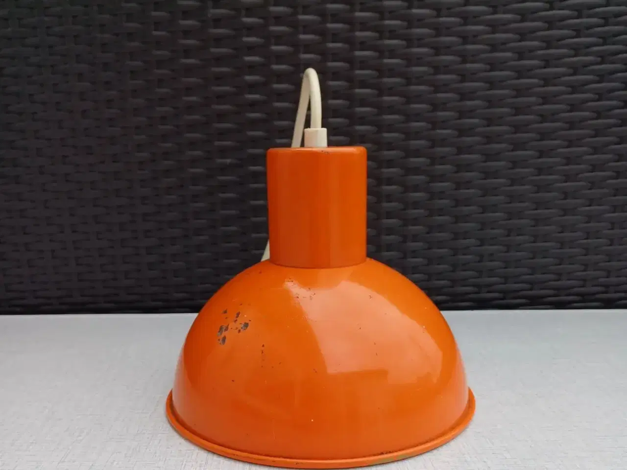 Billede 4 - Orange retro loftslampe.