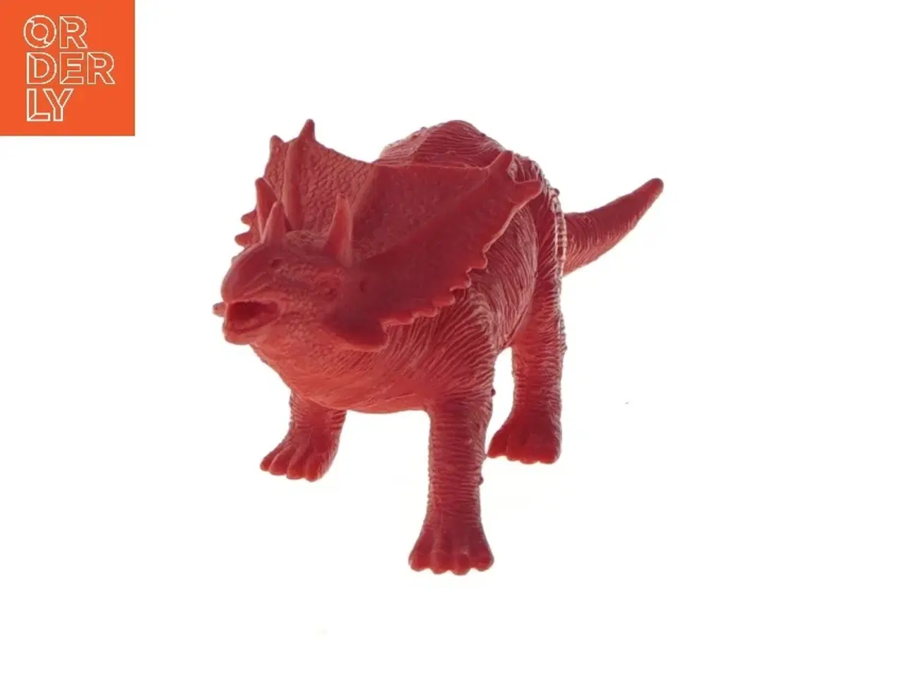 Billede 1 - Rød dinosaur figur (str. læmgde: 22 cm)