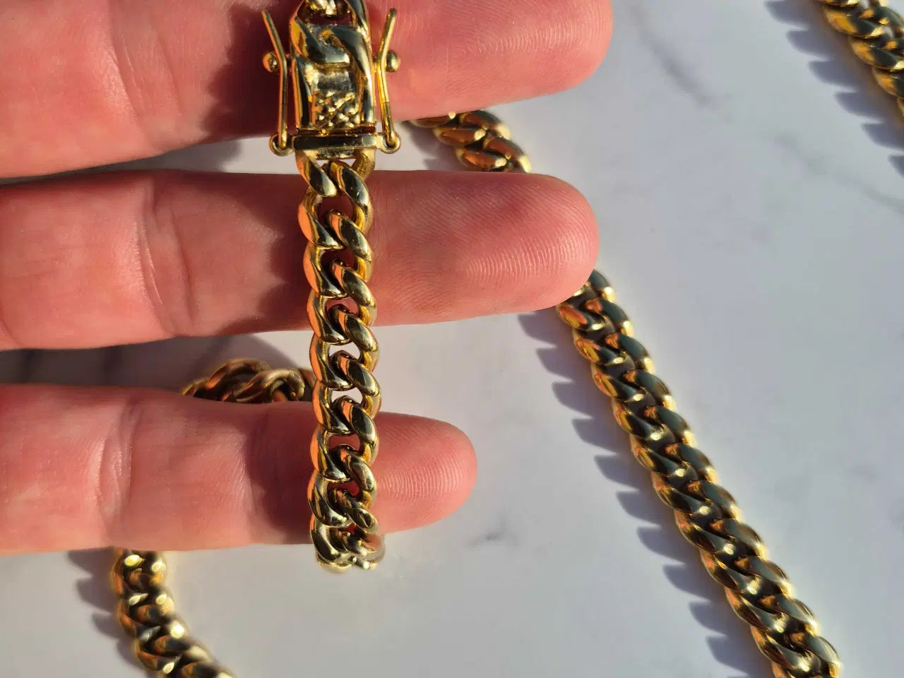 Billede 5 - 8mm goldfilled panserkæde