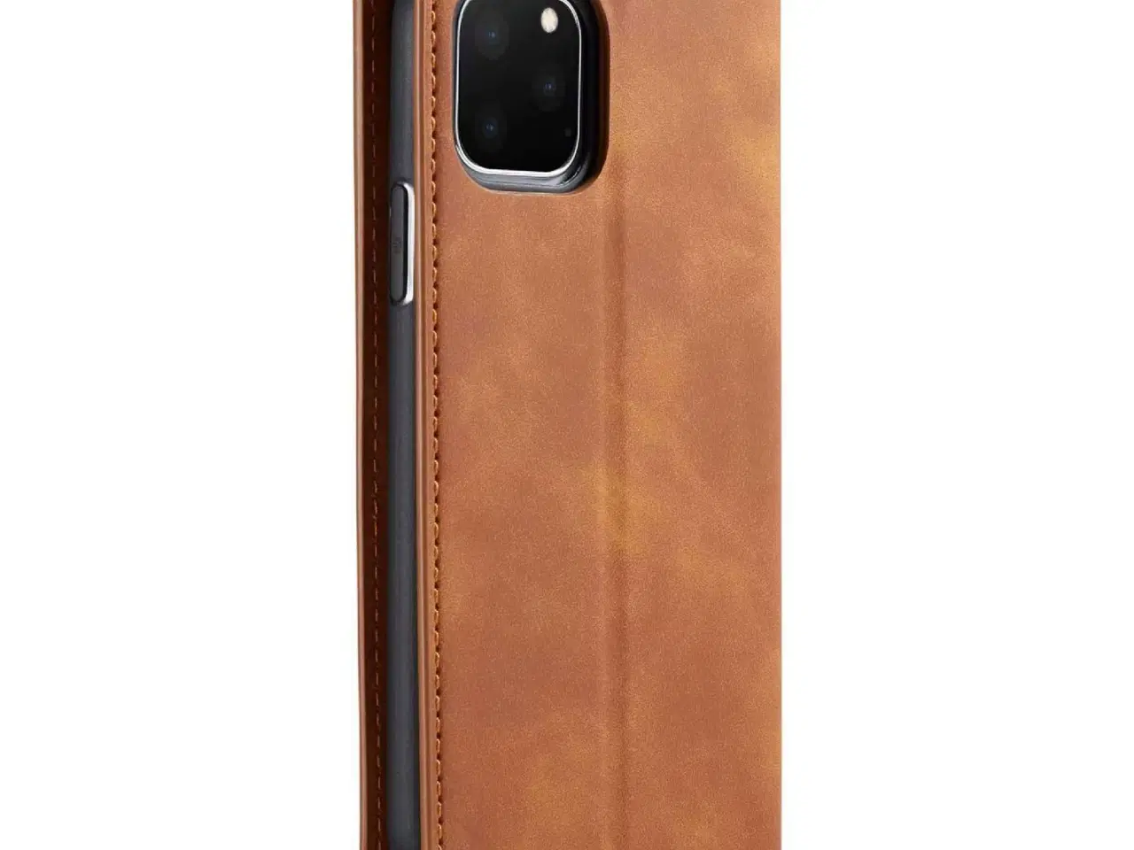 Billede 9 - Magnetisk Flip Cover til iPhone – Brun