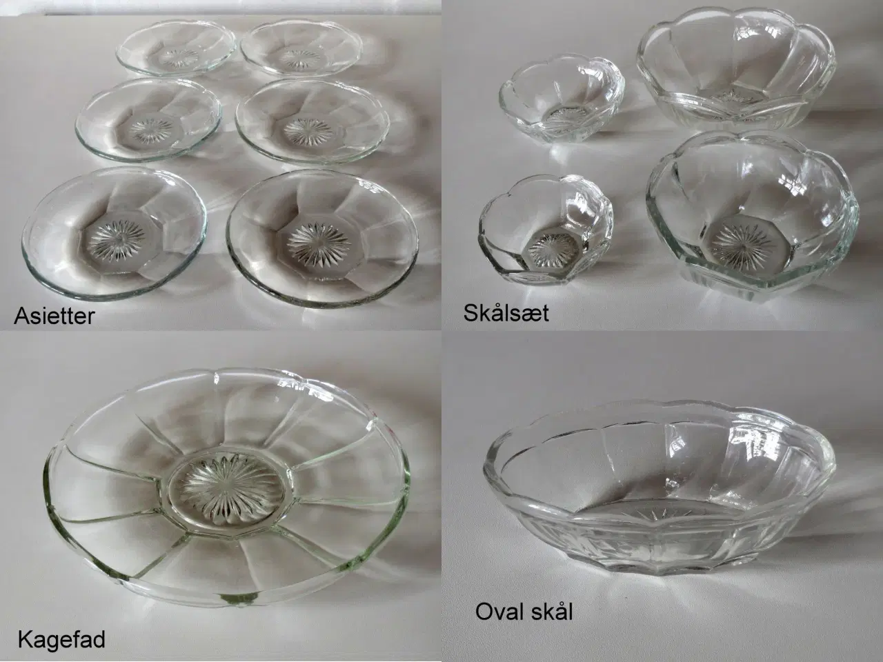 Billede 1 - En samling af glas fra Kastrup/Fyens Glasværk