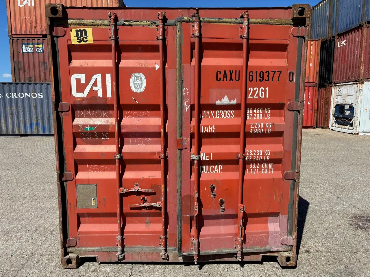 Billede 5 - 20 fods Container- ID: CAXU 619377-0