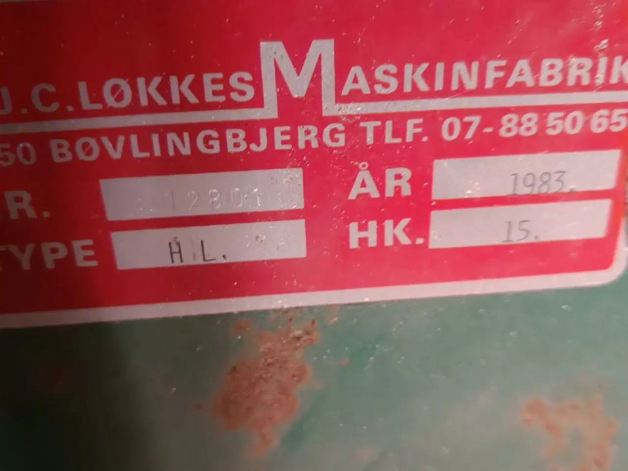 Billede 5 - Løkke - - - 11 kw / 15 hk kornblæser