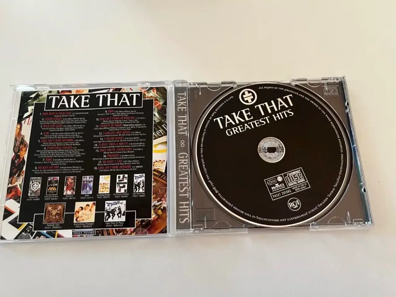 Billede 3 - Take That Greatest Hits cd