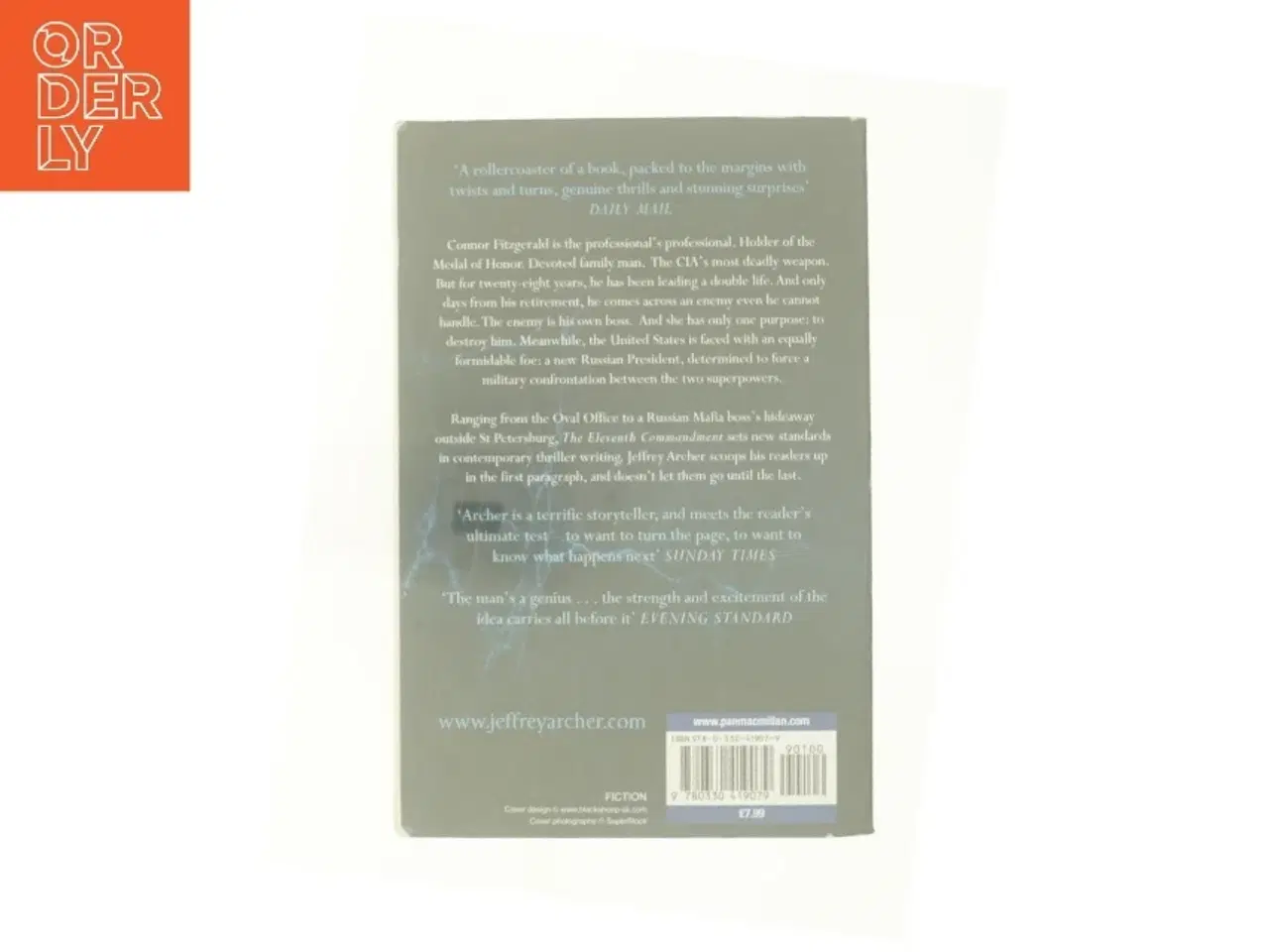Billede 3 - The Eleventh Commandment af Jeffrey Archer (Bog)
