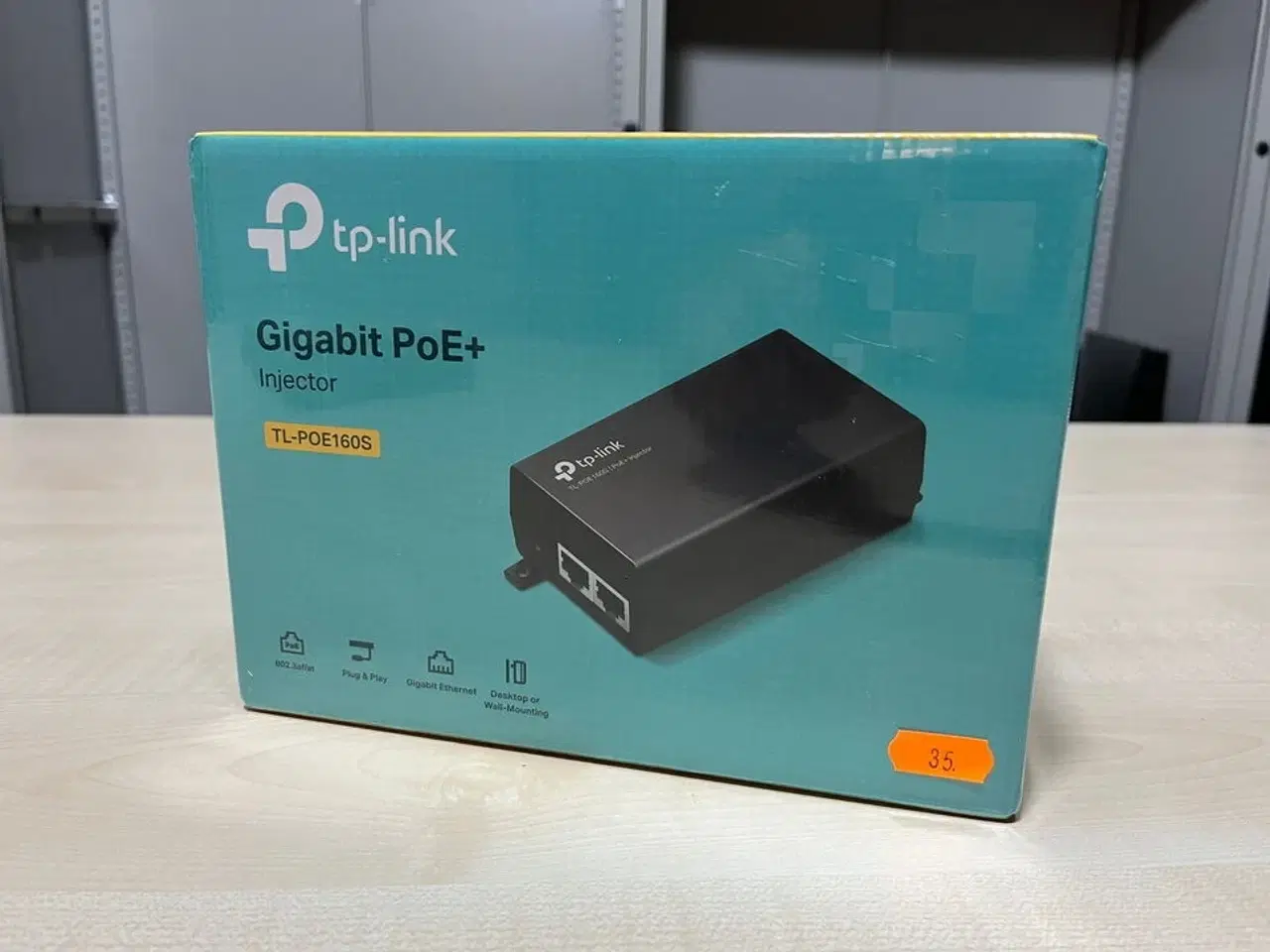 Billede 2 - 2 stk. PoE, Tp-link Gigabit PoE+ og PoE Injector