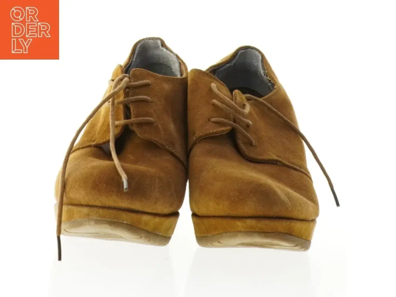 Billede 3 - Ruskindsko med kilehæl fra 5th Avenue (str. 40)