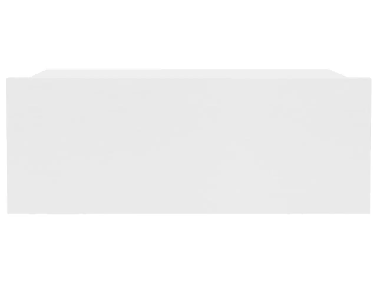 Billede 4 - Svævende natborde 2 stk. 40 x 30 x 15 cm konstrueret træ hvid