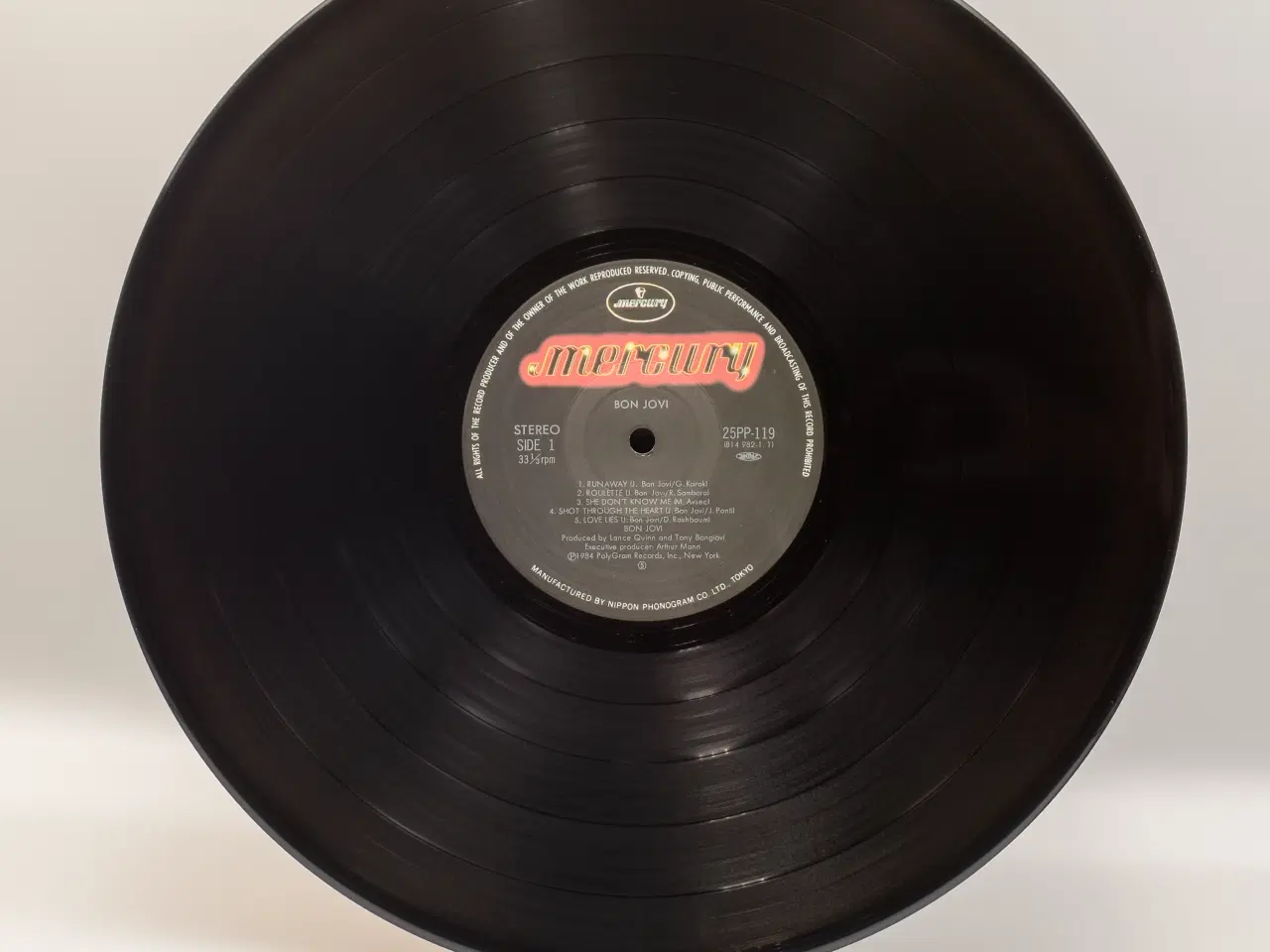 Billede 4 - Bon Jovi - Bon Jovi - JAPAN 1984 (25PP-119) EX/EX