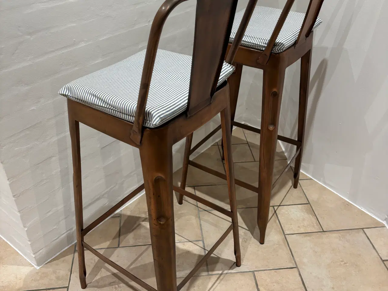 Billede 1 - Barstole i kobber 