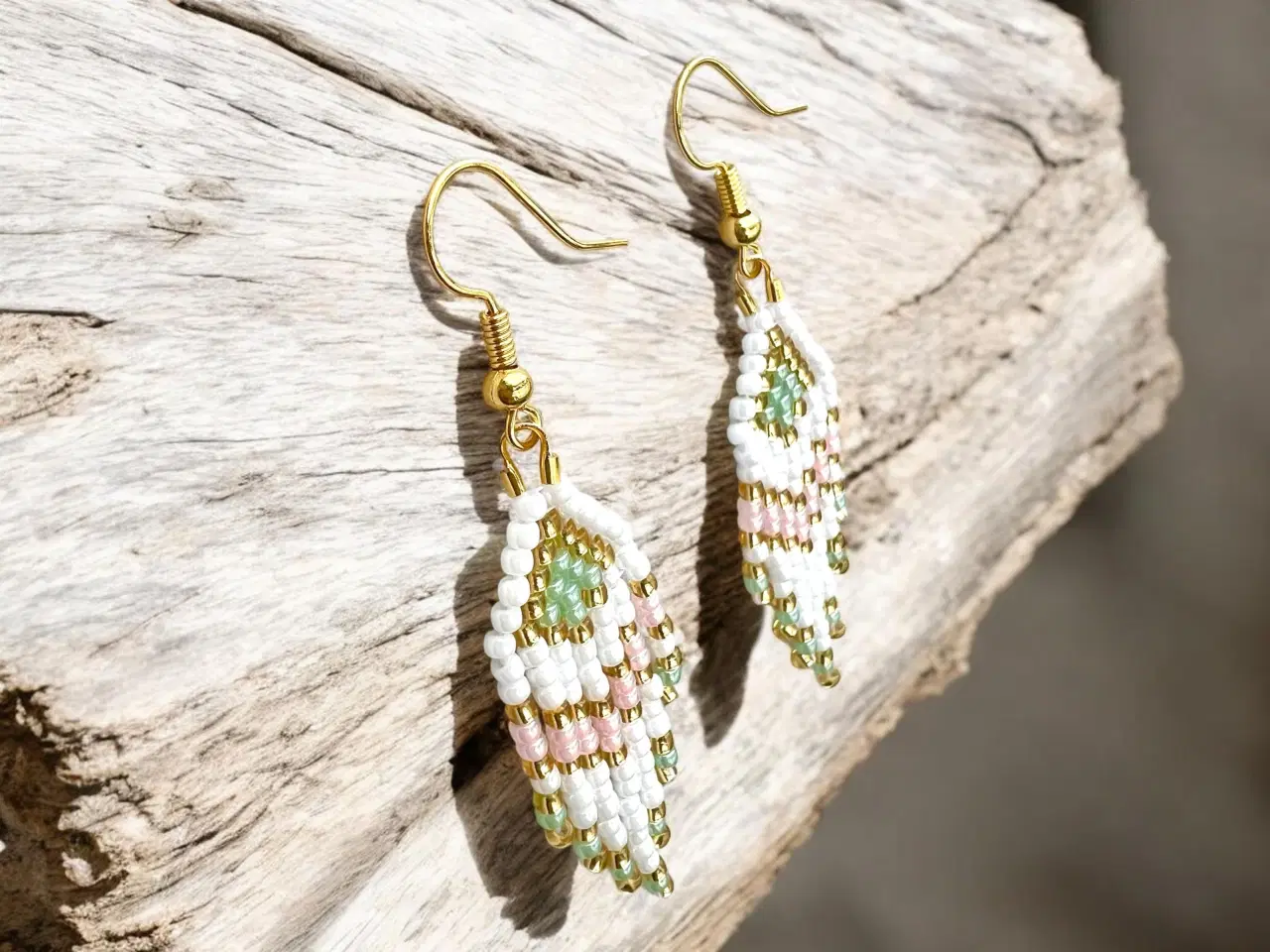 Billede 2 - Grønlandske perle øreringe