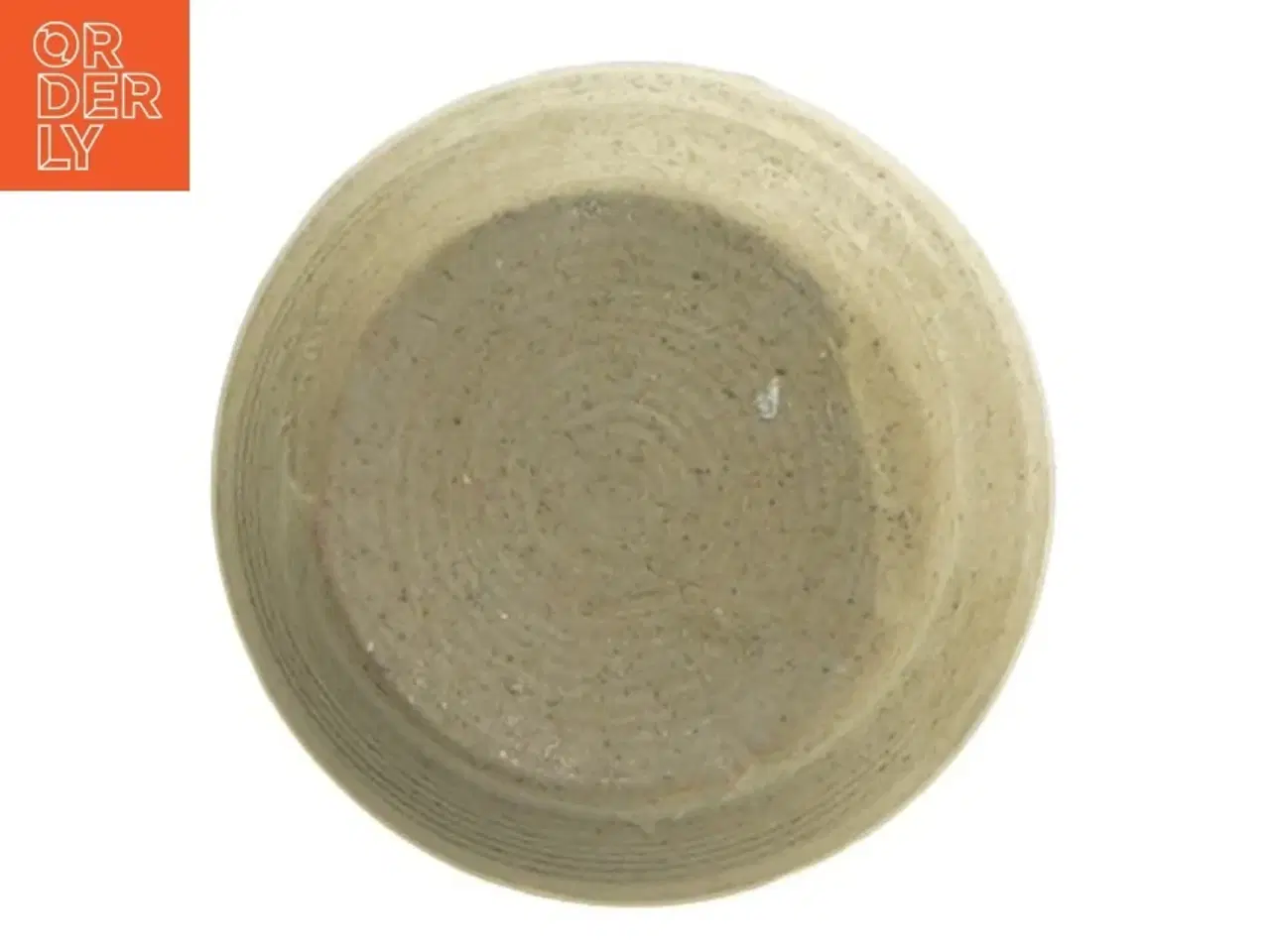 Billede 3 - Lille gul / orange keramik vase (str. Ø 4 cm længde 7 cm)