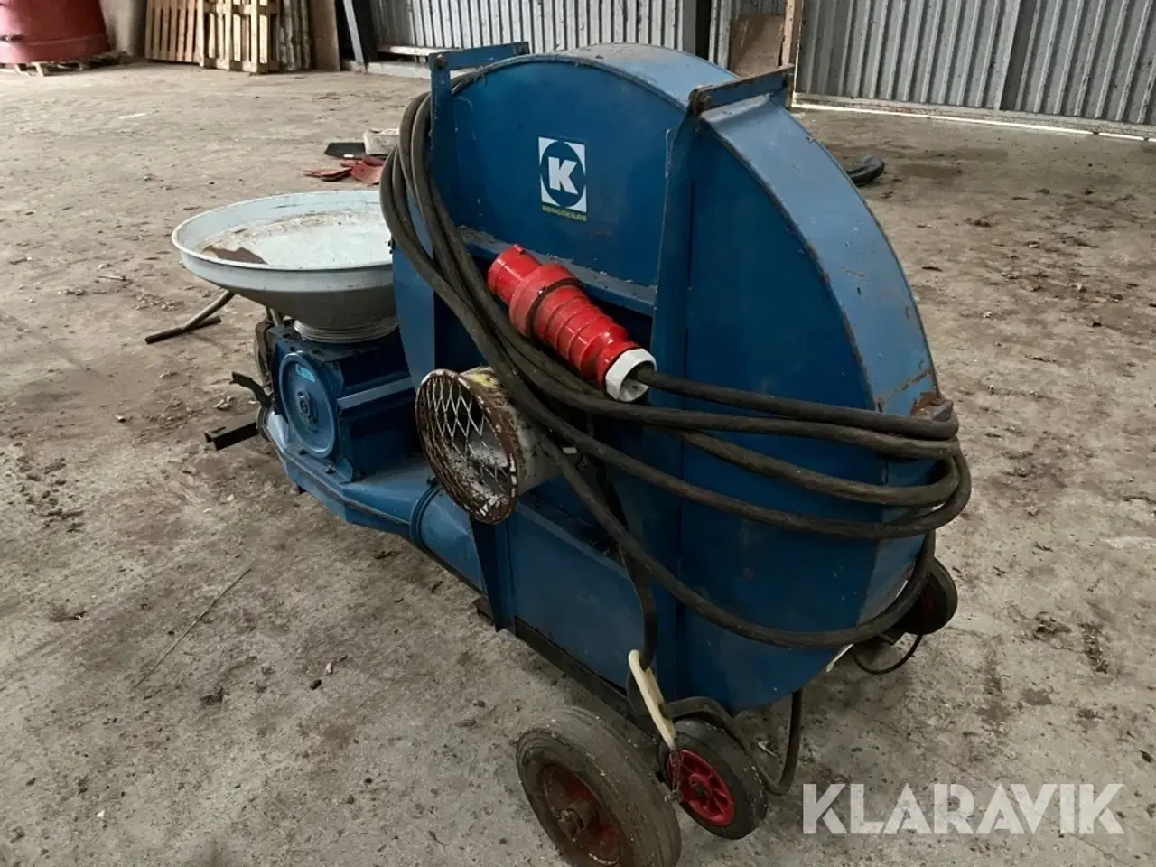 Billede 2 - Kornblæser Kongskilde TRL150 med cellesluse CAD20-2