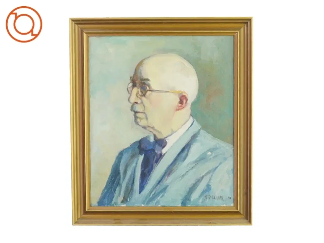 Billede 1 - Billedramme med billede fra Ukendt (str. LB:46x40cm)