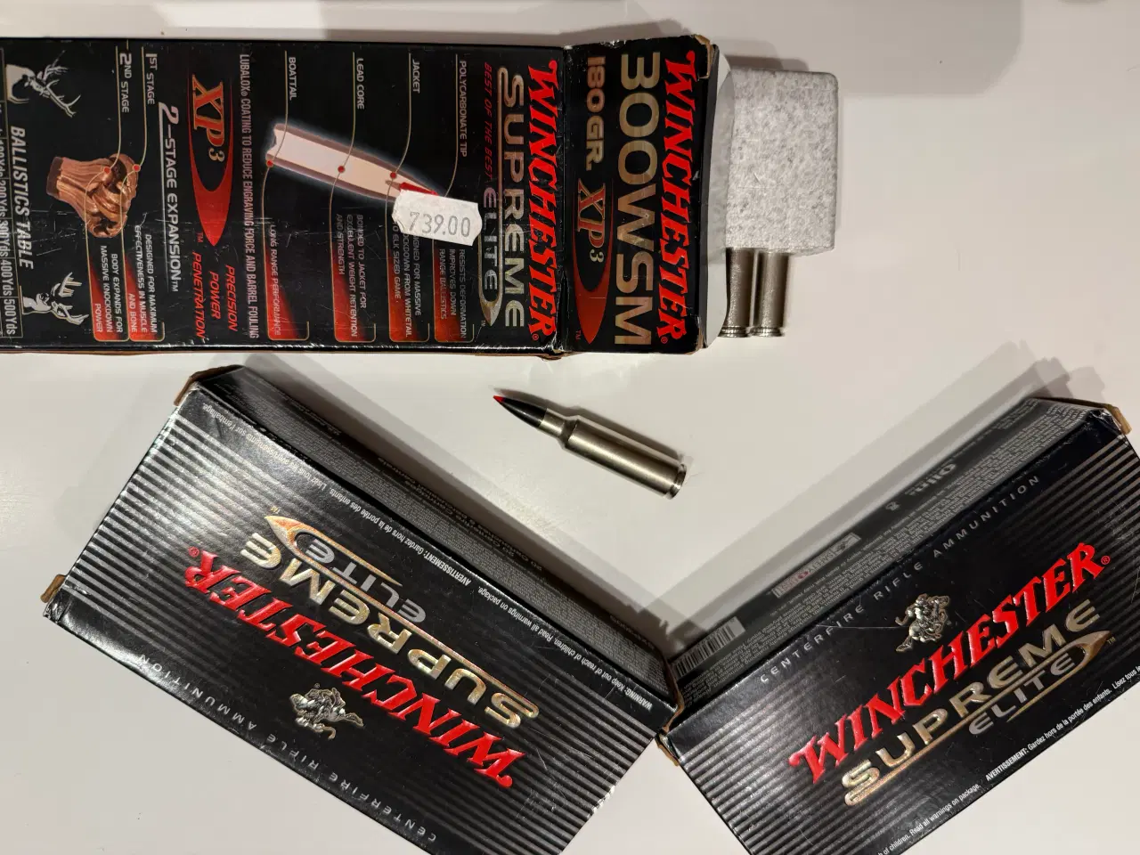 Billede 2 -  Riffelskud Winchester supreme 300 WSM