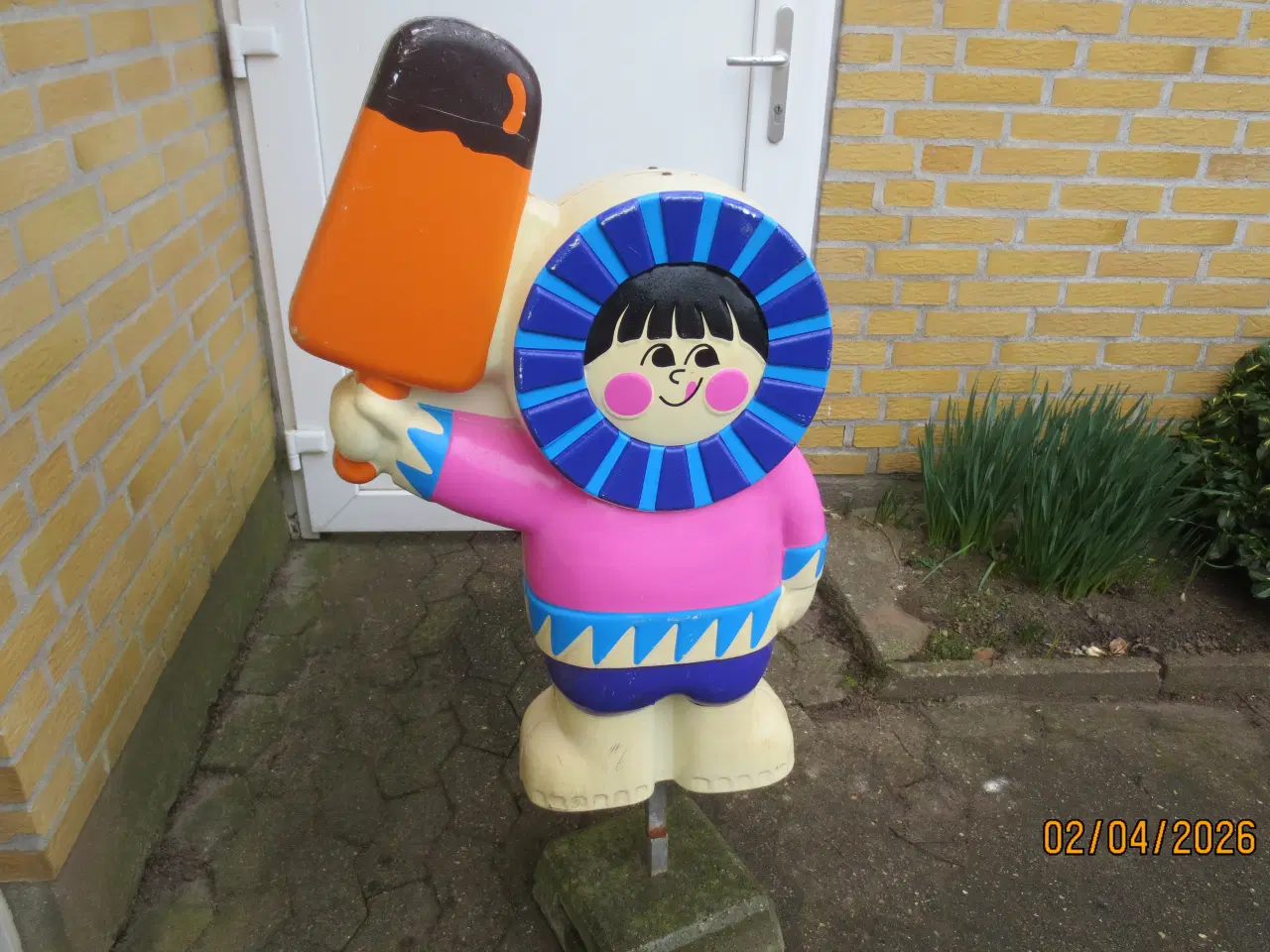 Billede 1 - 1 stk Retro IS mand i Plast