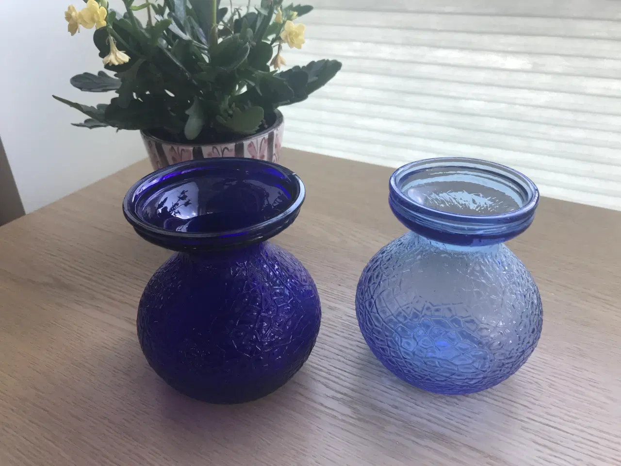 Billede 1 - Gamle blå hyacintglas - 2 stk.