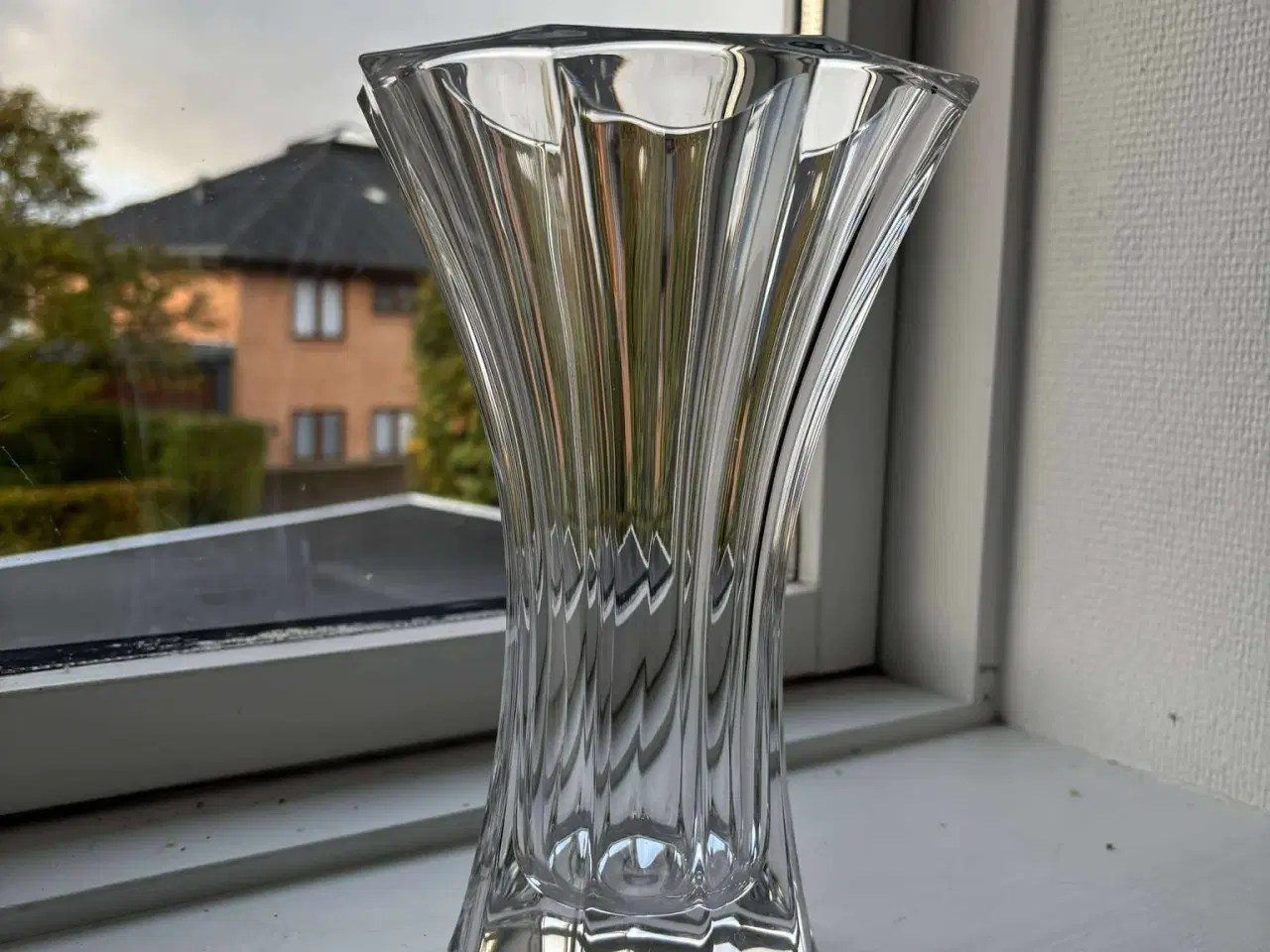 Billede 4 - Flot krystalvase til salg