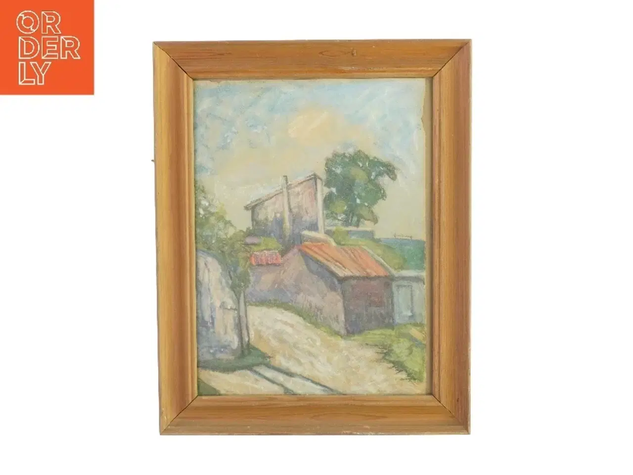 Billede 1 - Billedramme med billede fra Ukendt (str. LB:44x35cm)