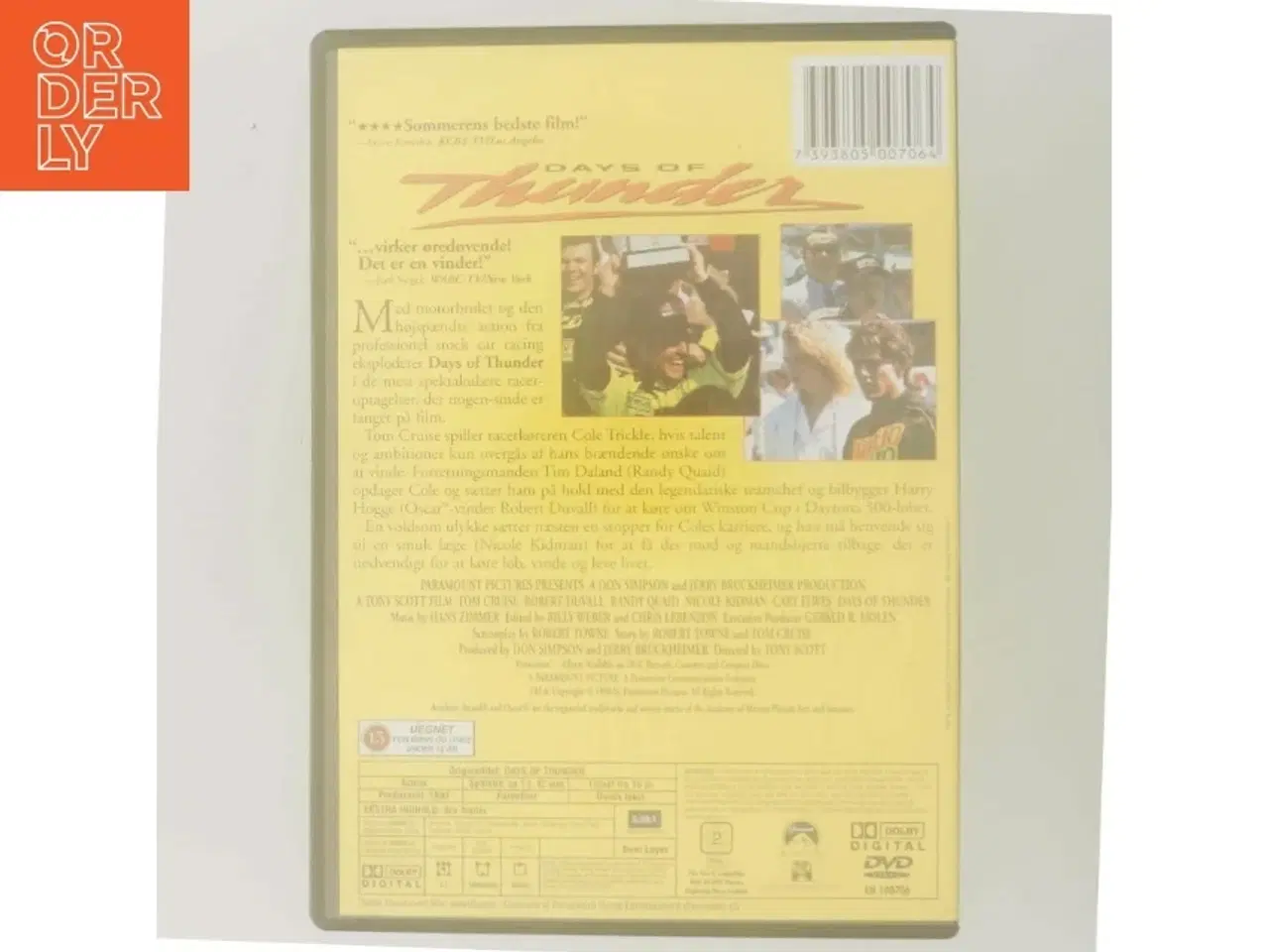 Billede 3 - Days of Thunder med Tom Cruise (DVD)