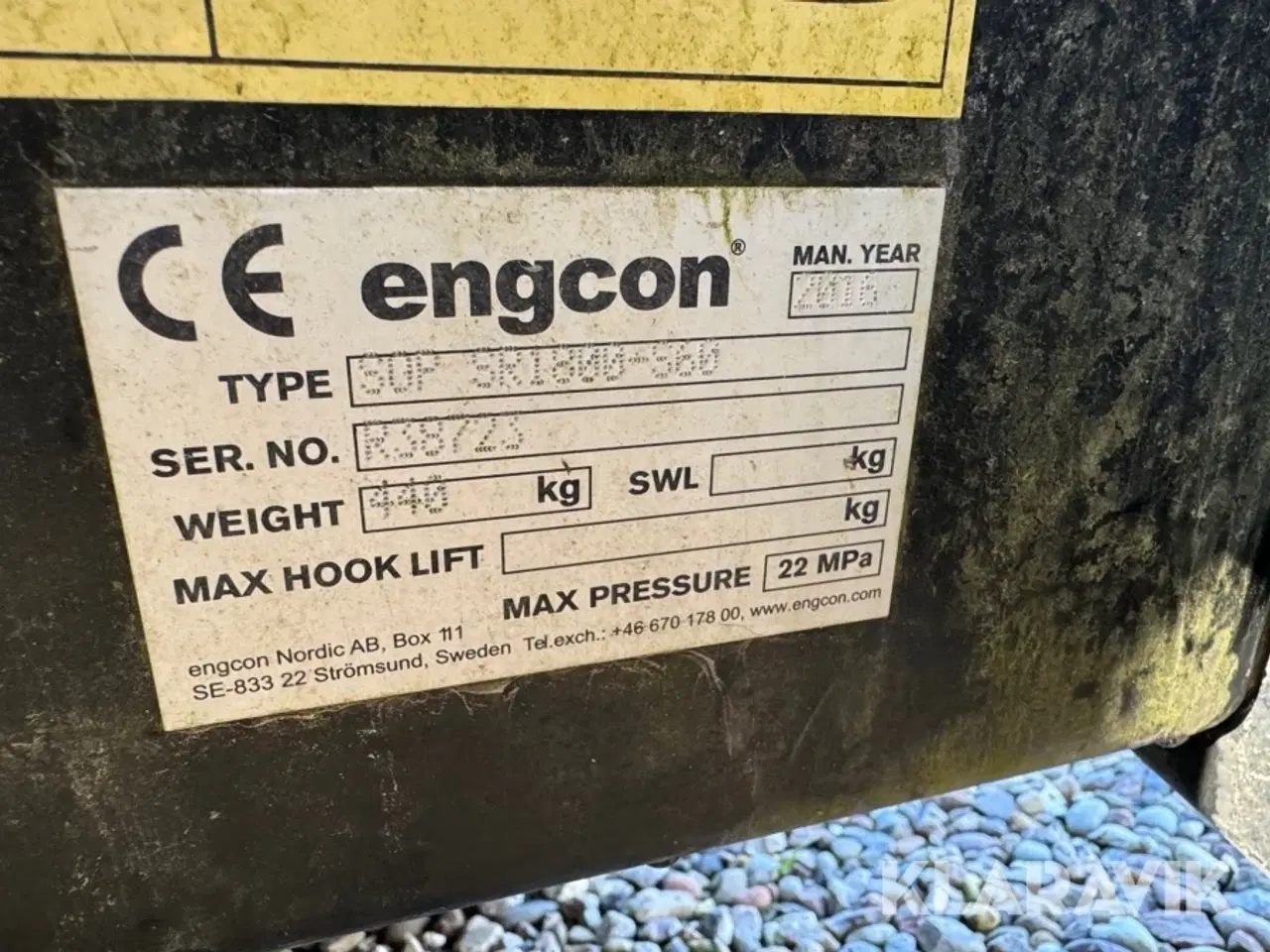Billede 4 - Kost Engcon SOP SR1800-S60