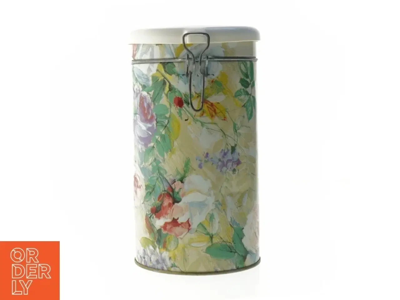Billede 4 - Dekorativ opbevaringsdåse med blomster fra Mega (str. 20 cm)