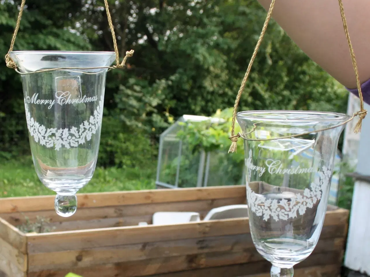 Billede 1 - Jule Glas Stager til ophæng