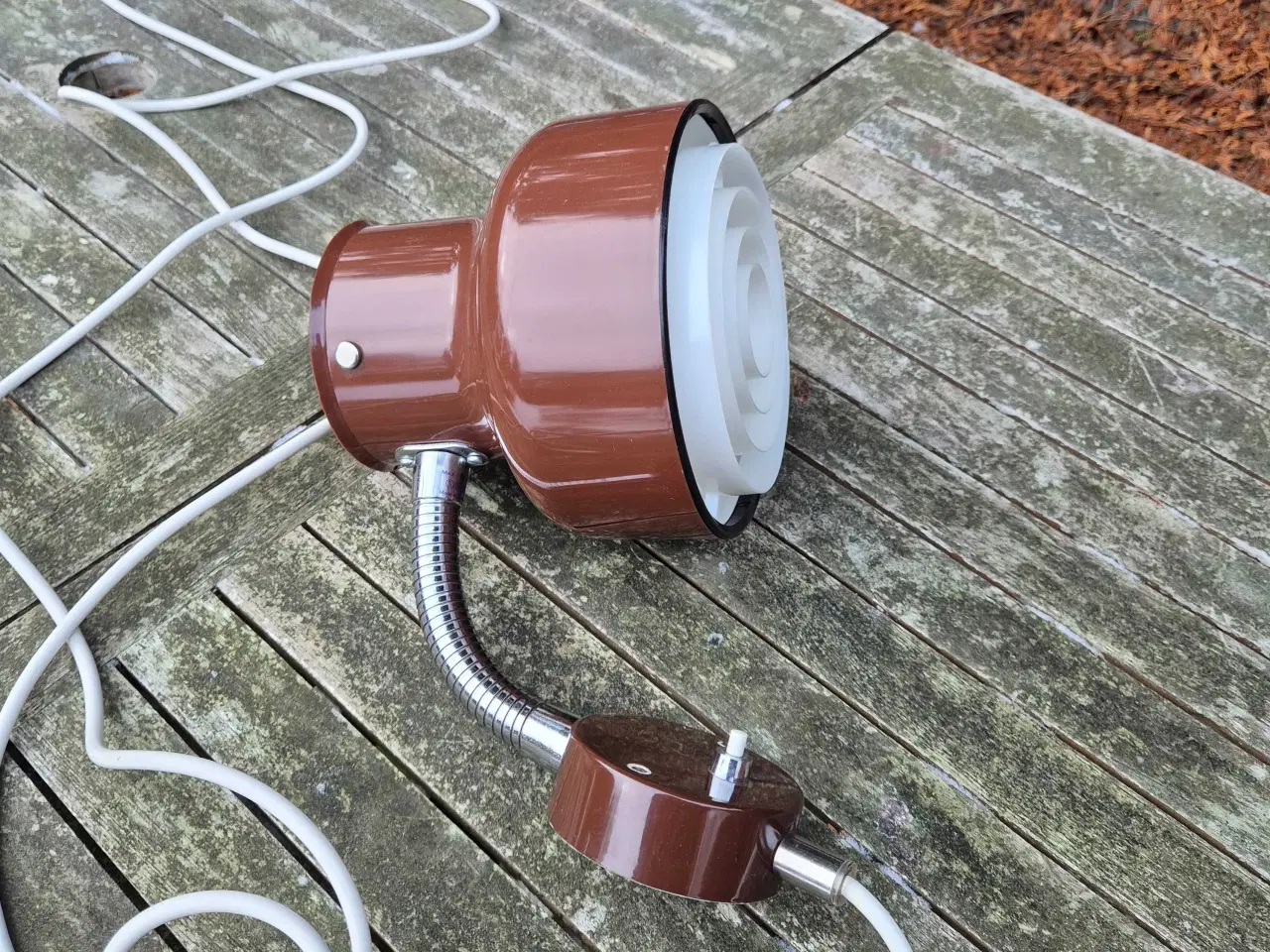 Billede 1 - Herlig chokoladebrun Bumling væglampe 