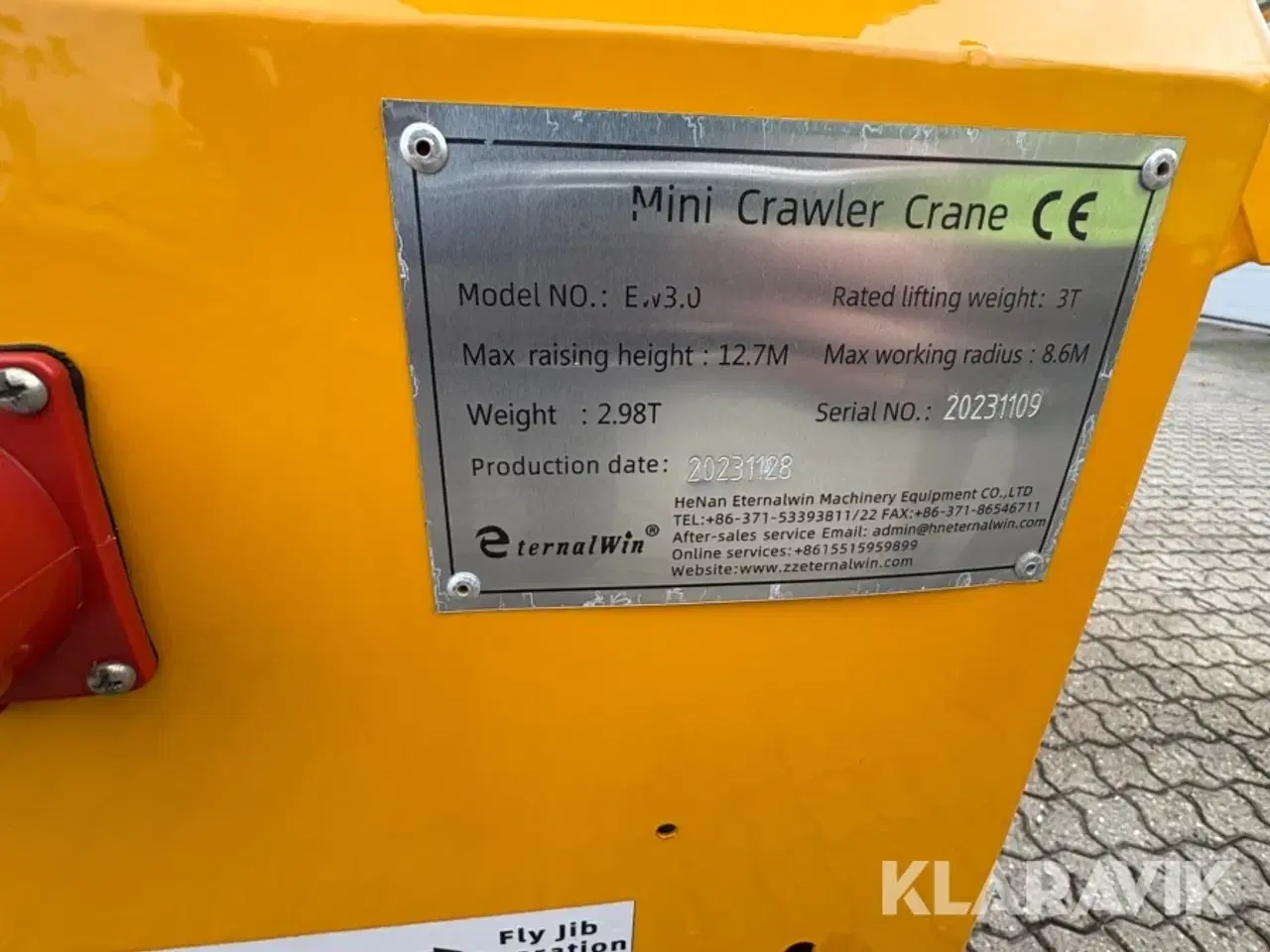 Billede 5 - Bæltekran/edderkopkran Eternal Win Ew 3.0