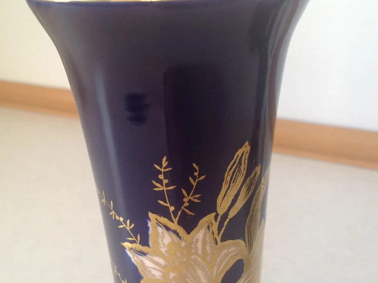 Billede 7 - Limburg Bordlampe+ vase koboltblå 