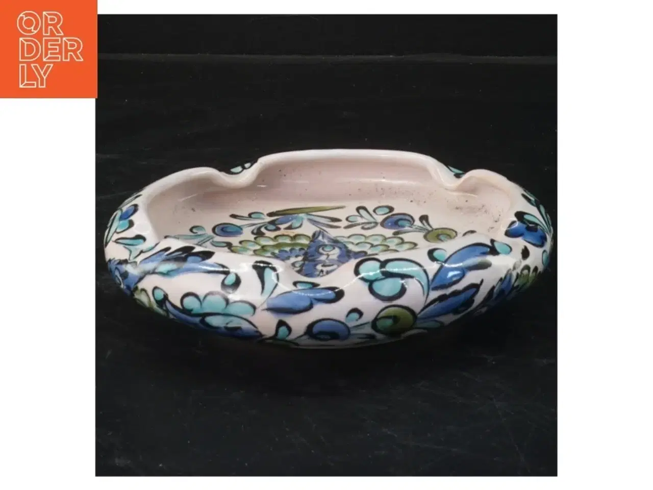 Billede 1 - Håndlavet keramikaskebæger (str. 4x16,5 cm)