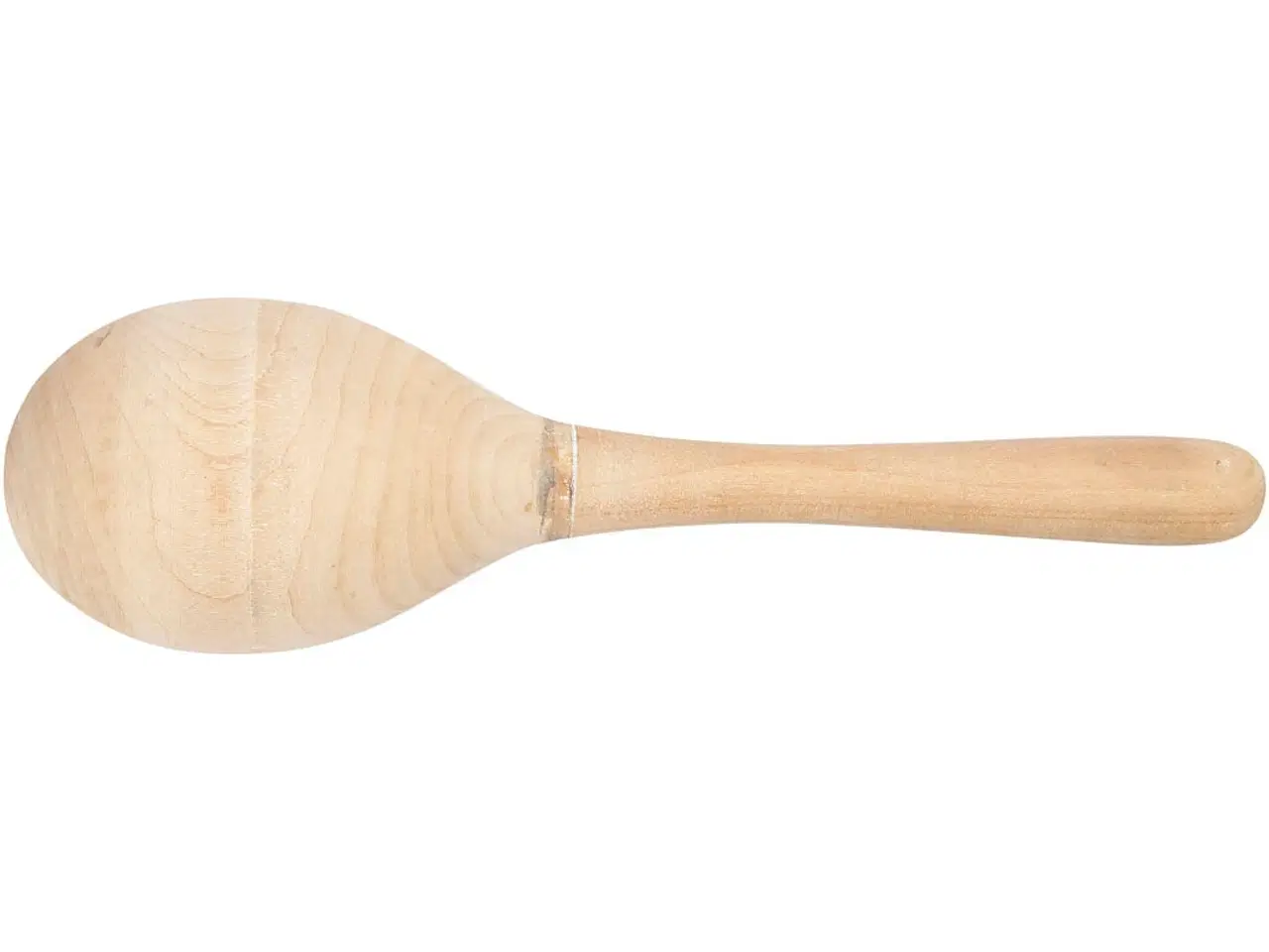 Billede 1 - Stilfulde maracas i lyst træ - 20 cm, 1 stk.