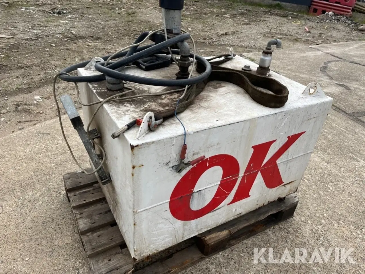 Billede 1 - Diesel Tank med pumpe Rouq 450L