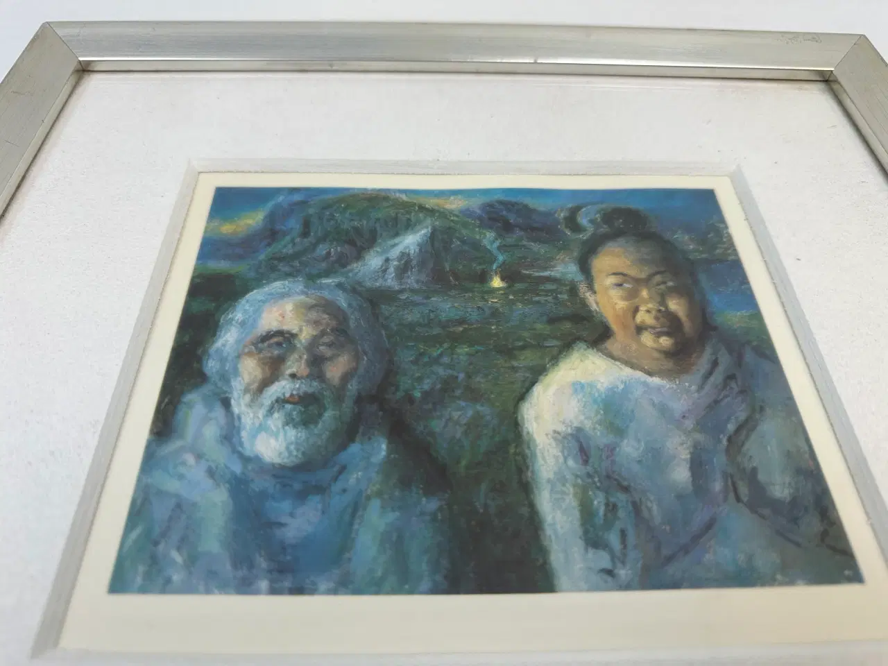 Billede 4 - Grønlandsmotiv, tryk (Hans Lynge)