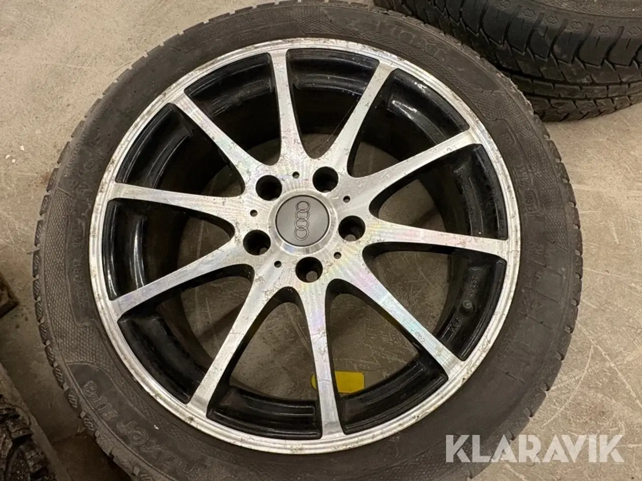 Billede 4 - Alufælge med dæk Audi