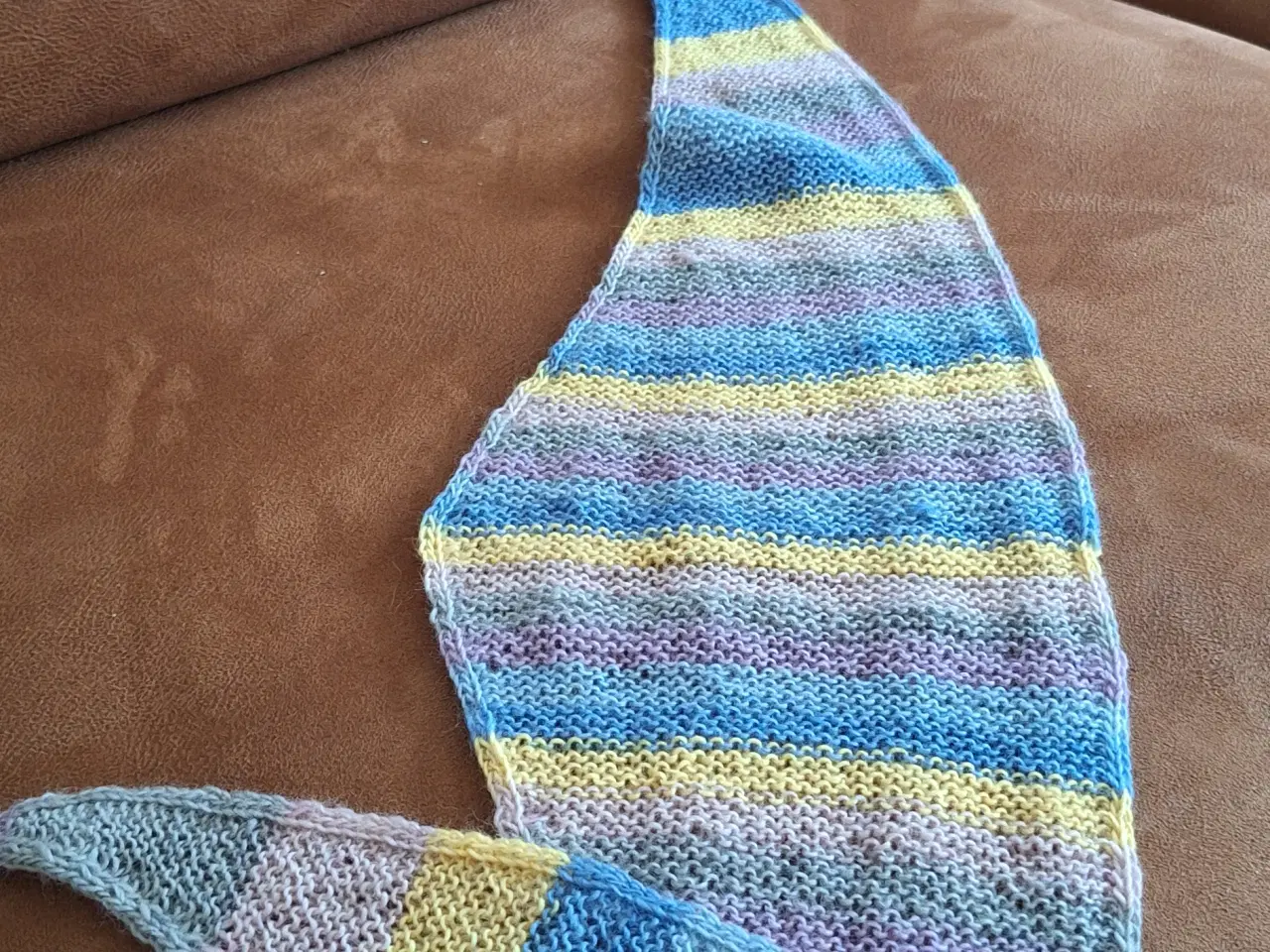 Billede 3 - Håndstrikket scarf 