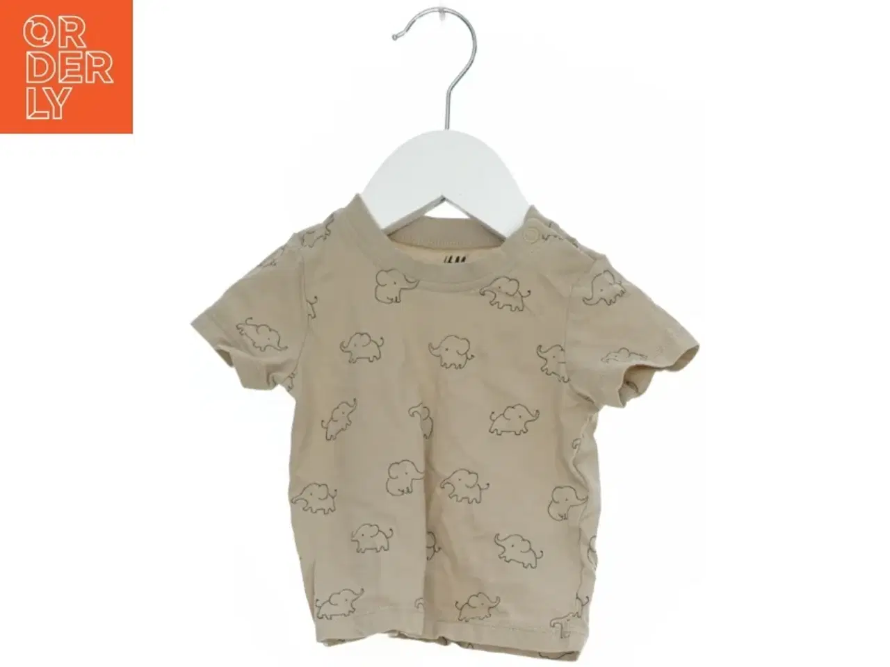 Billede 1 - T-shirt med elefant tryk fra H&M (str. 62)