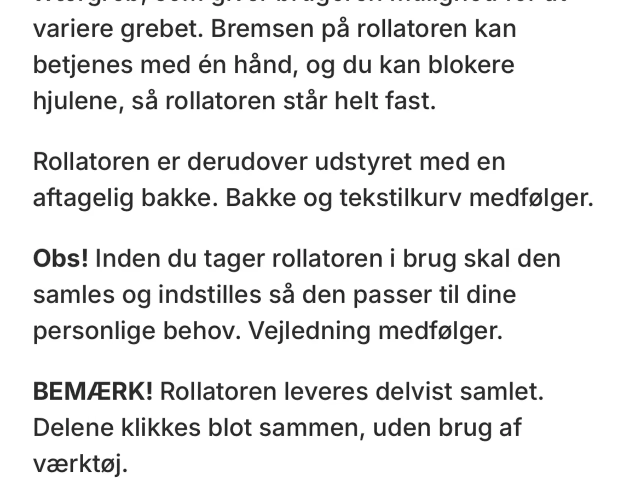 Billede 4 - Rollator letvægt