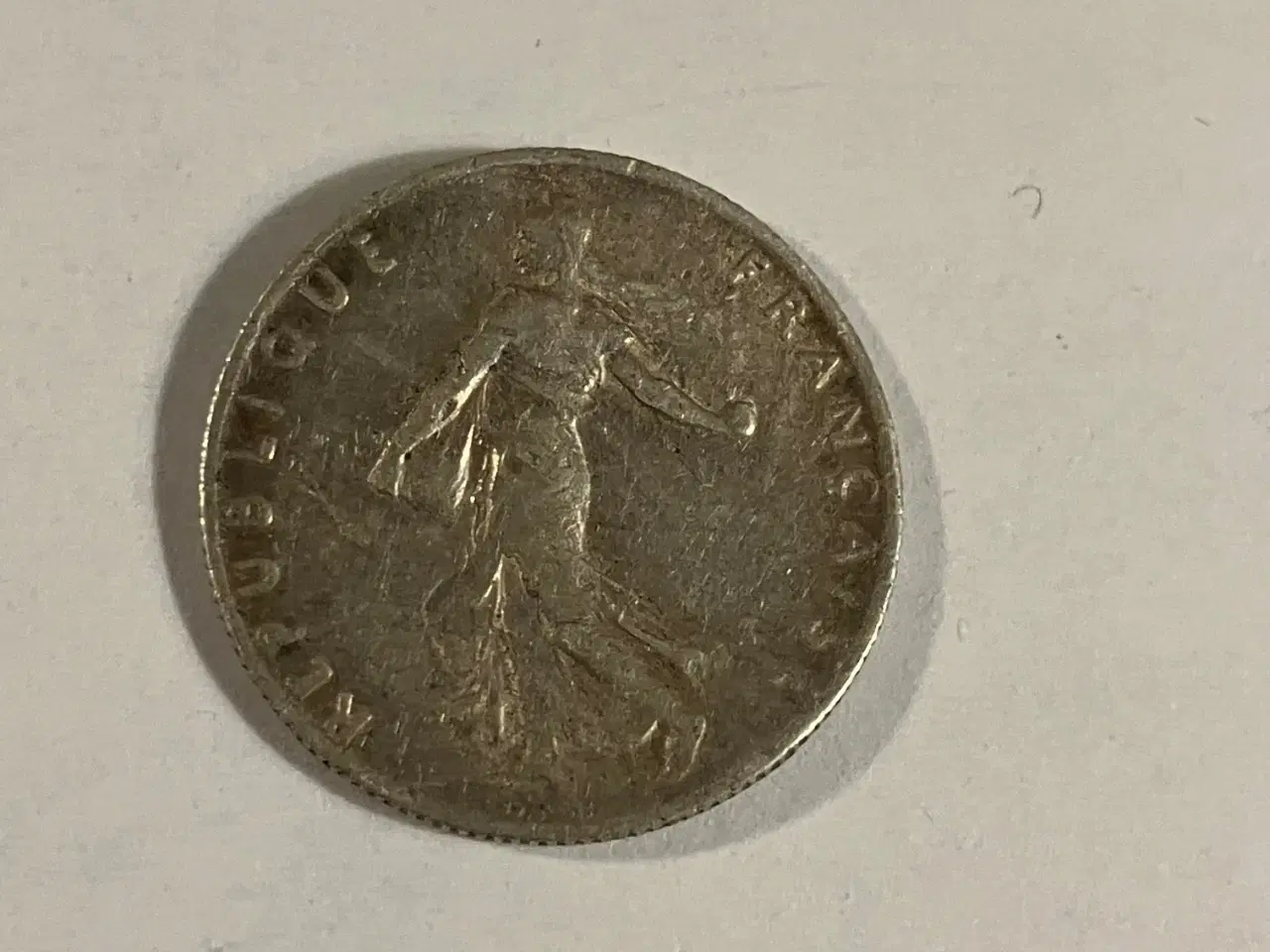 Billede 2 - 50 Centimes 1917 France - Dårlig stand