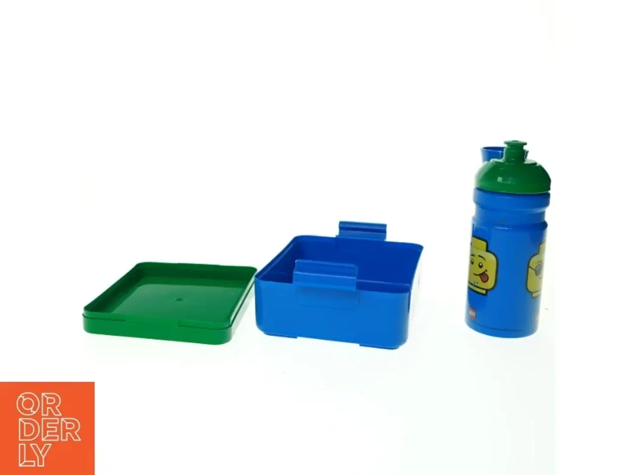 Billede 2 - Madkasse og drikkedunk fra Lego (str. 16 x 13 cm)