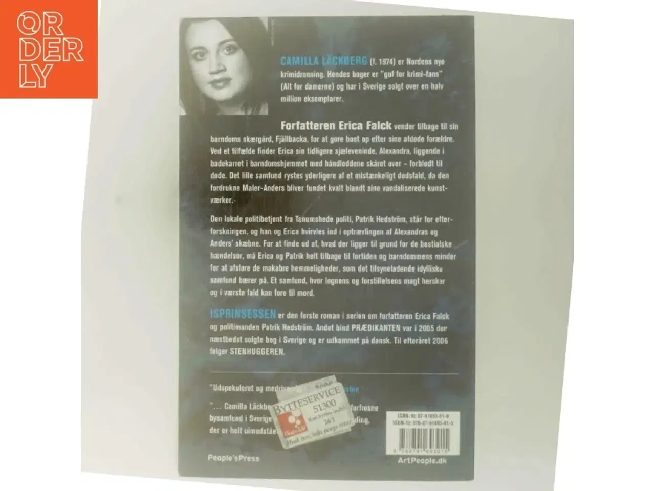 Billede 3 - Isprinsessen - Camilla Läckberg (Bog)
