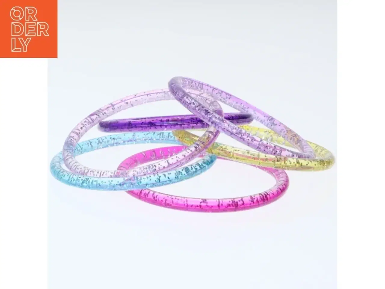 Billede 3 - Glitrende plast armbånd (str. Ø 6,5 cm)