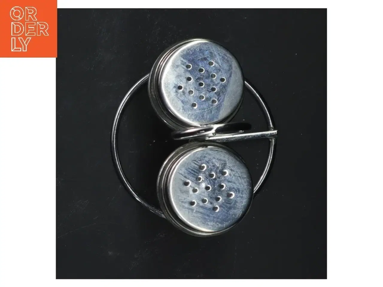 Billede 3 - Salt- og peberbøsse i stativ (str. 16 cm)